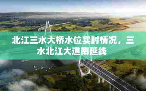 北江三水大桥水位实时情况,三水北江大道南延线