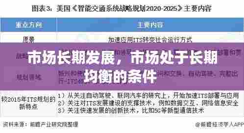 市场长期发展，市场处于长期均衡的条件 