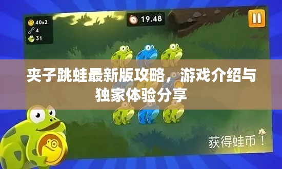 夹子跳蛙最新版攻略，游戏介绍与独家体验分享