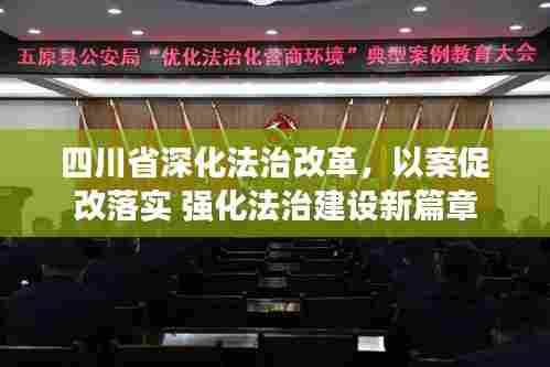 四川省深化法治改革，以案促改落实 强化法治建设新篇章