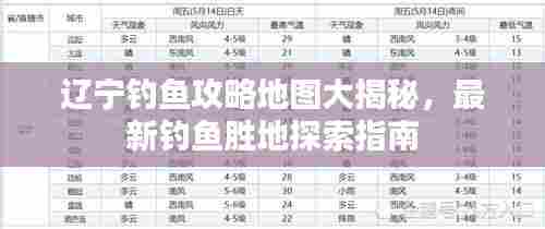 辽宁钓鱼攻略地图大揭秘，最新钓鱼胜地探索指南