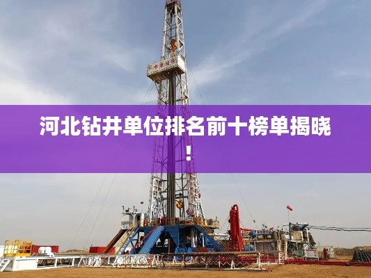 河北钻井单位排名前十榜单揭晓！