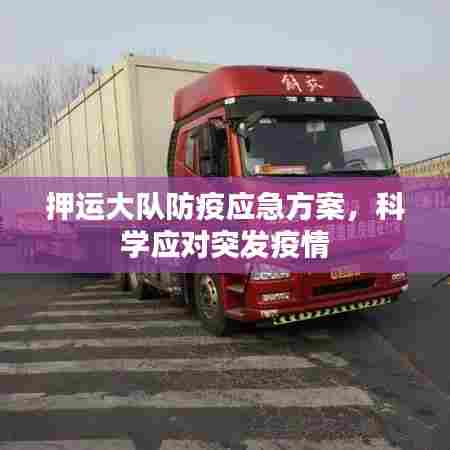 押运大队防疫应急方案，科学应对突发疫情