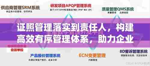 证照管理落实到责任人，构建高效有序管理体系，助力企业稳健发展！