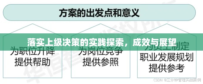 落实上级决策的实践探索，成效与展望